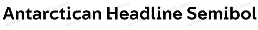 Antarctican Headline Semibold字体转换